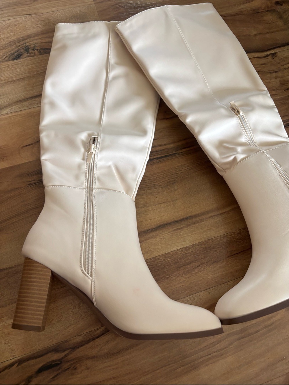 New- ZBY Tall Over-the-Knee Block Heel Boots for Women- 8 - Picture 6 of 11
